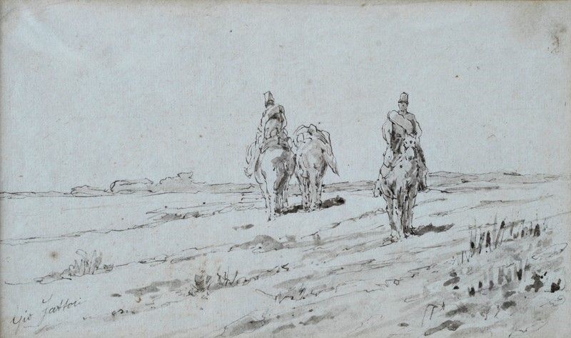 Giovanni Fattori - Cavaleggeri in Avanscoperta