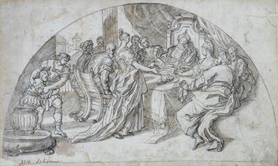Salomè Presenta la Testa del Battista Ad Erode