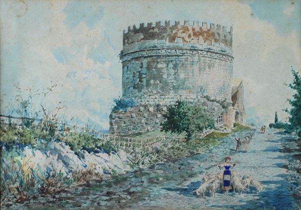 Roesler Franz Ettore - Campagna romana