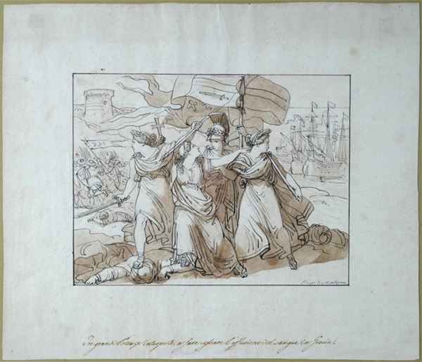 Bartolomeo Pinelli - Tre grandi potenze interposte a far cessare l'effusione del sangue in Grecia