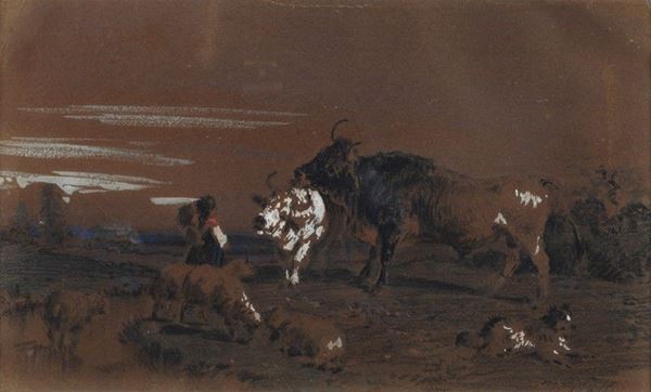 Filippo Palizzi - Il pascolo