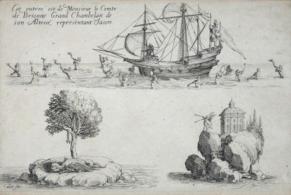 Jaques Callot - Il Conte di Brionne come Giasone