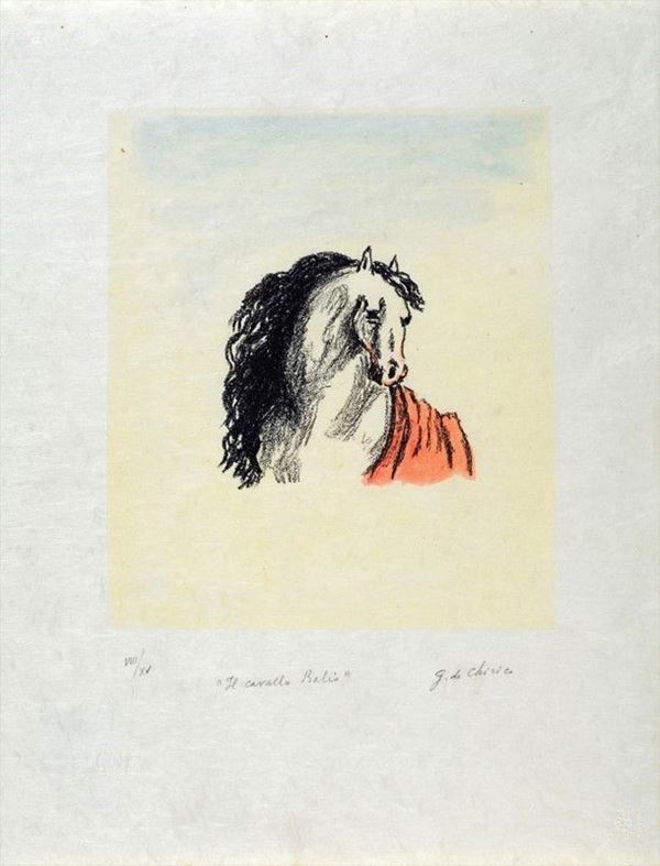 Giorgio de Chirico - Il cavallo Balio