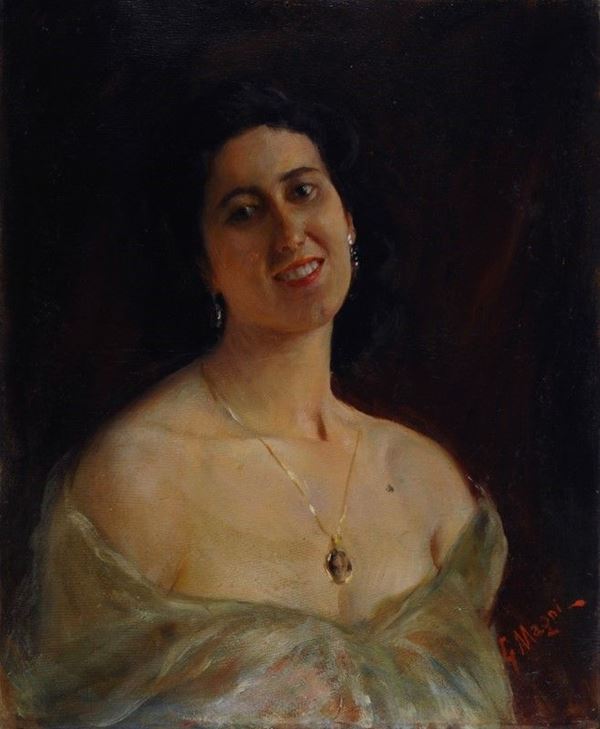 Giuseppe Magni - Ritratto di donna