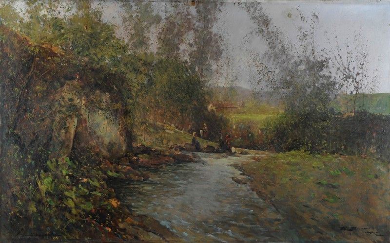 Ferruccio Rontini - Lavandaie al Ruscello