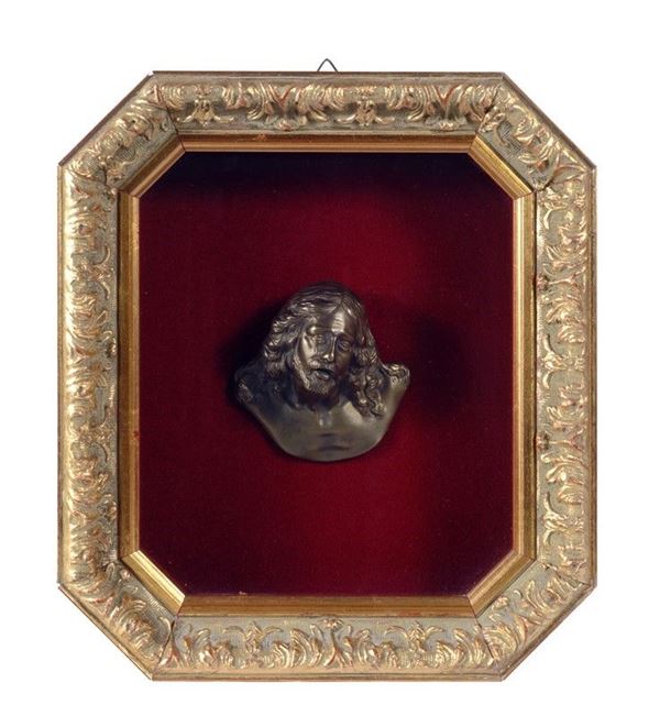 Anonimo, XVIII sec. : Testa di Cristo  ( )  - Bronzo - Auction Antiquariato - I - Galleria Pananti Casa d'Aste