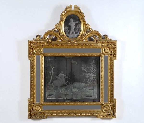 Due specchi incisi  - Auction Antiquariato - I - Galleria Pananti Casa d'Aste