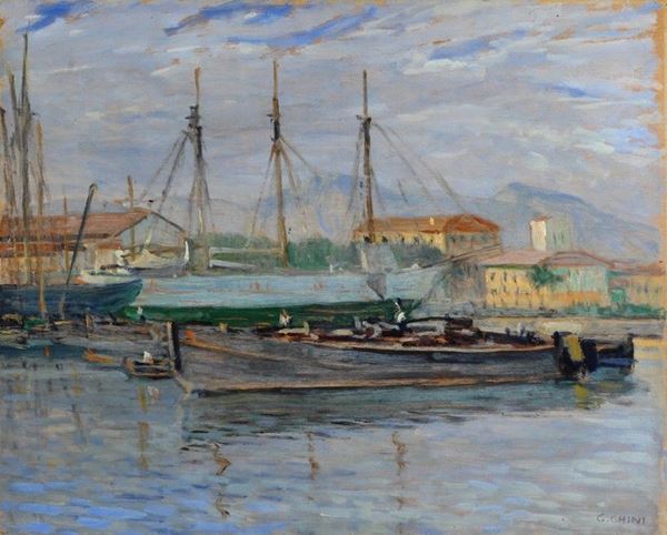 Galileo Chini - In darsena