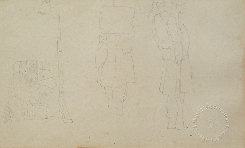 Giovanni Fattori - Studio di Militari