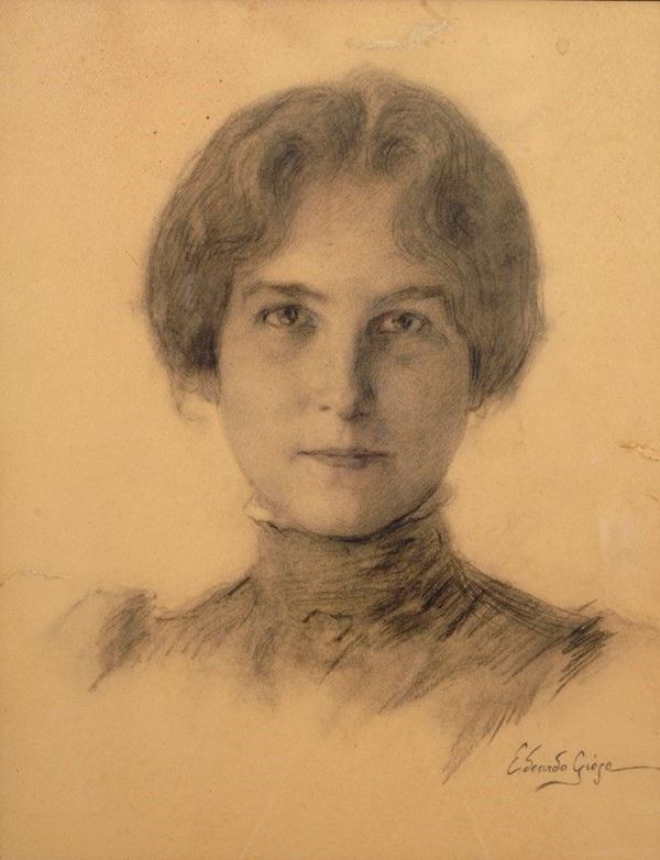 Edoardo Gioja - Ritratto di donna