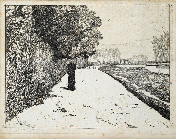 Giovanni Fattori - Lungarno alle cascine