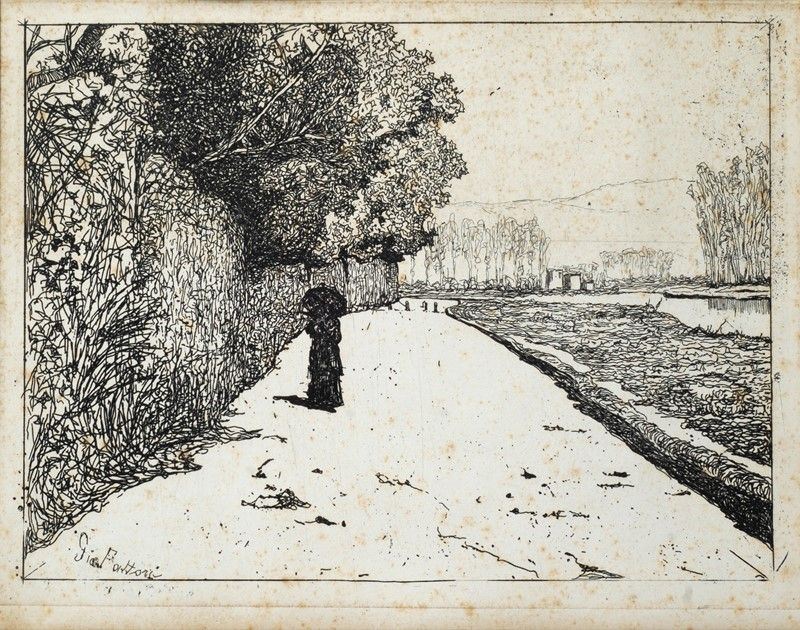 Giovanni Fattori - Lungarno alle Cascine