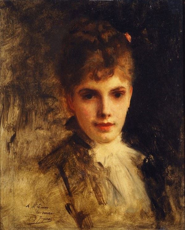 Gustave Jacquet - Ritratto di donna