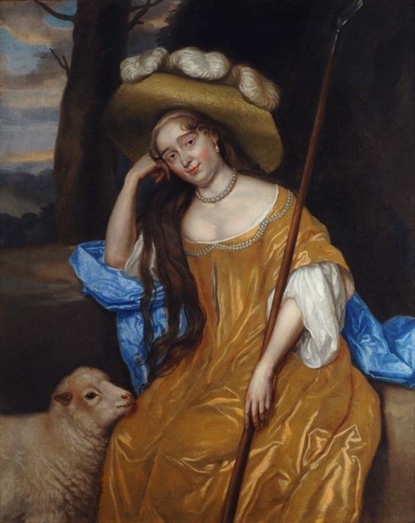 Attr. a Peter Lely - Ritratto di signora