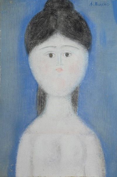Ritratto su Sfondo Blu