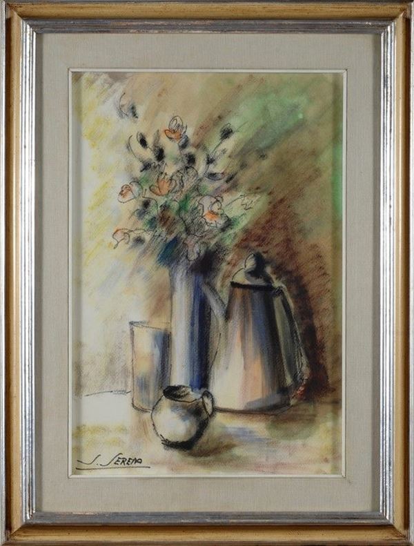 Sereno  Serena : Natura morta  - Auction AUTORI DEL XIX E XX SEC - Galleria Pananti Casa d'Aste