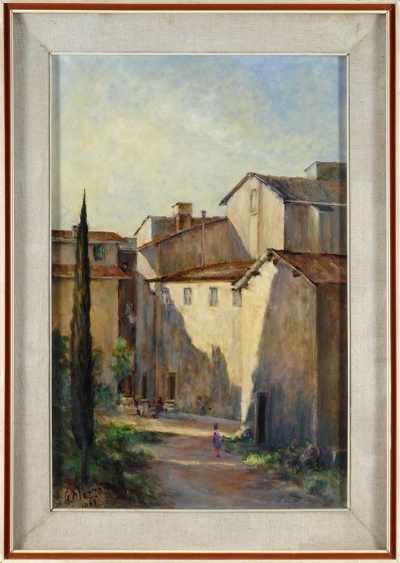 Giuseppe Mazzon - Scorcio di Paese