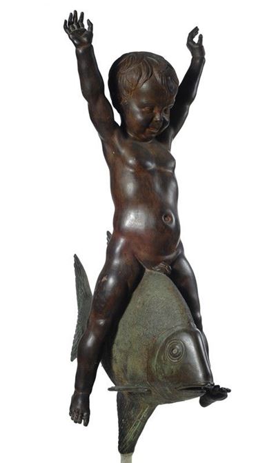 Putto a Cavalcioni di un Pesce