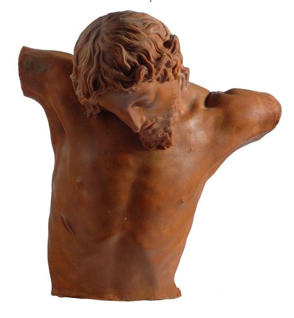 Anonimo, XX sec. : Cristo   - Scultura in cera - Auction Antiquariato - I - Galleria Pananti Casa d'Aste