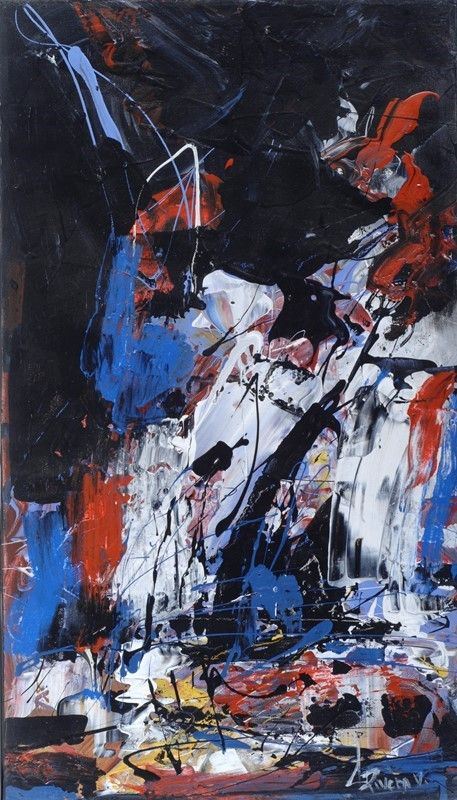 Anonimo, XX sec. : Senza titolo  - Olio su tela - Auction ARTE MODERNA - Galleria Pananti Casa d'Aste