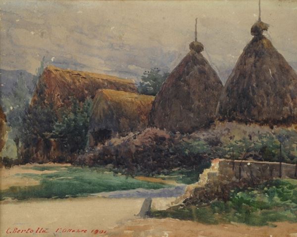 Cesare Bertolla - haystacks