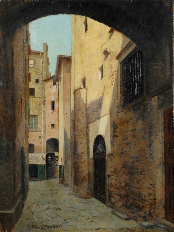 Giuseppe Garinei - Via dei Cavalieri (Firenze scomparsa)