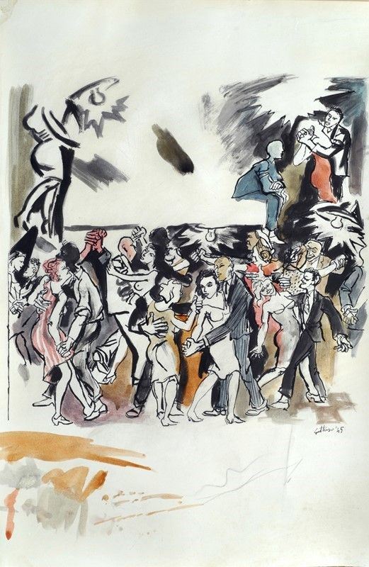 Renato Guttuso - Il ballo