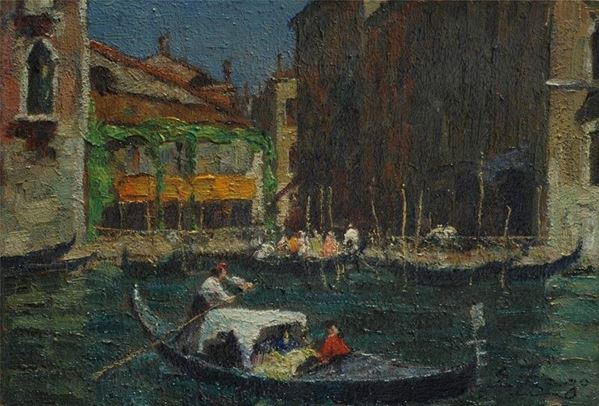 Erma Zago - Gondole a Venezia