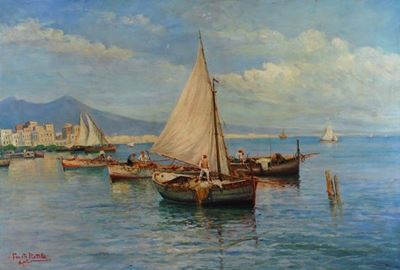 Pescatori nel Golfo di Napoli