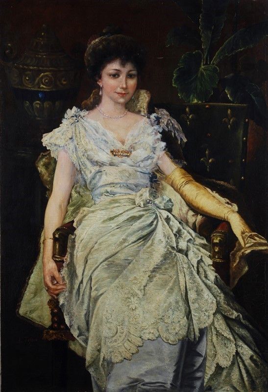 Edoardo Tofano - Ritratto di signora (restauri)
