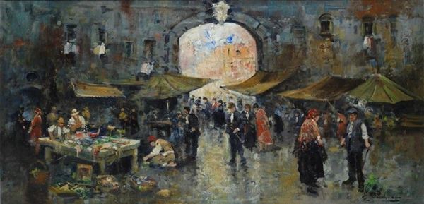 Ermogene Miraglia - Mercato del pesce