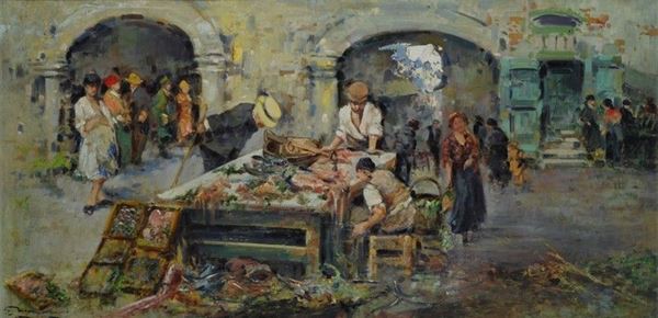 Ermogene Miraglia - Mercato del pesce