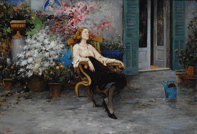 Signora in Terrazza (restauri)