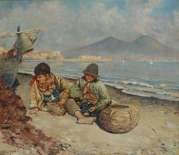 Carmine Ciardiello - Bambini sulla spiaggia
