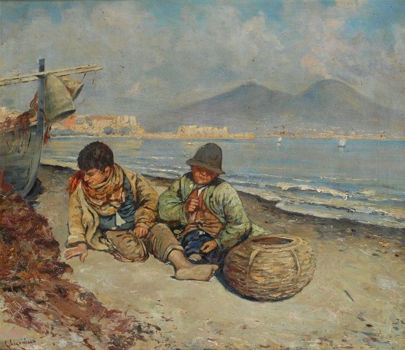 Carmine Ciardiello - Bambini sulla Spiaggia