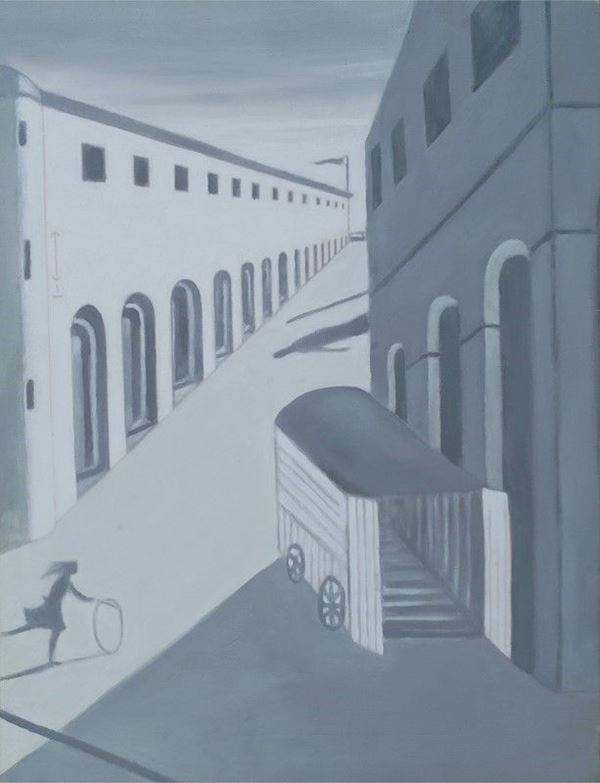 Gianmarco Montesano : Padiglionitalia (Biennale di Venezia)  (2009)  - Olio su tela - Asta ARTE MODERNA E CONTEMPORANEA - III - Galleria Pananti Casa d'Aste