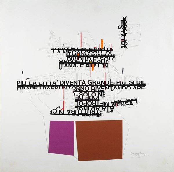 Bruno Munari - Ricostruzione teorica di un oggetto immaginario