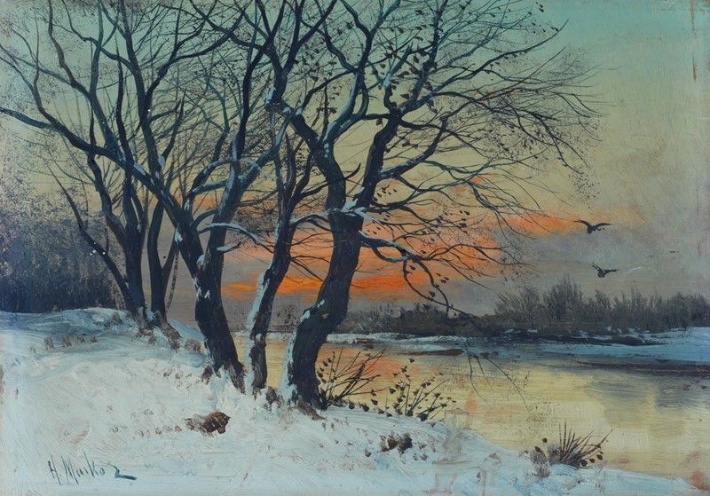 Henry Markò - Paesaggio Innevato