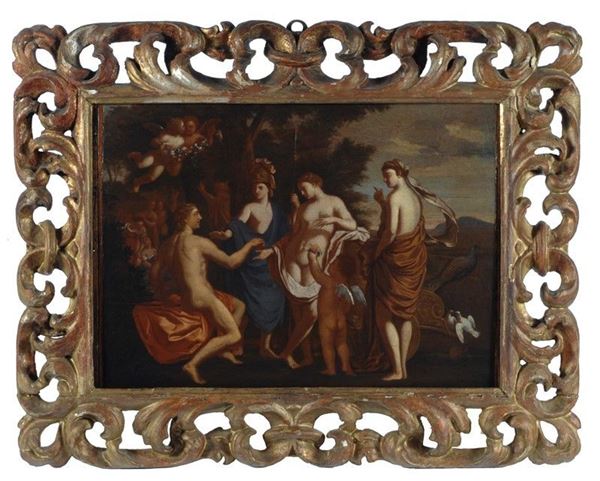 Scuola Italia Centrale, XVII sec. - Il giudizio di Paride 