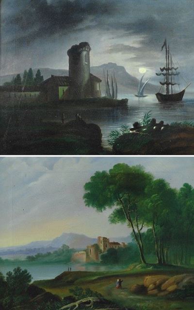 Coppia di Paesaggi