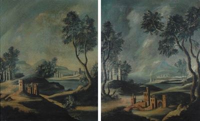 Coppia di Paesaggi