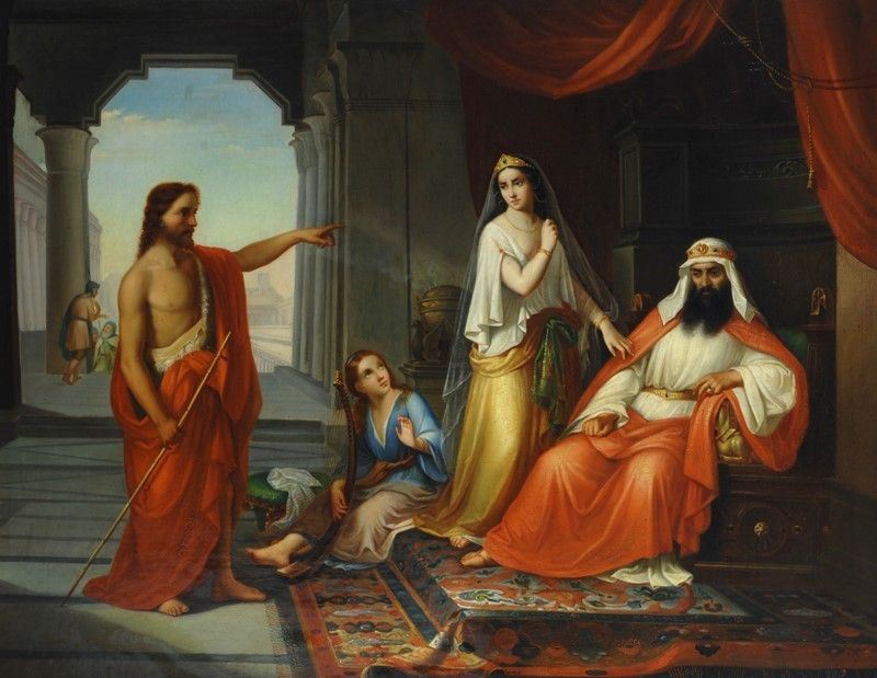 Anonimo, Inizi XIX Sec. - San Giovanni Battista Difronte a Erode