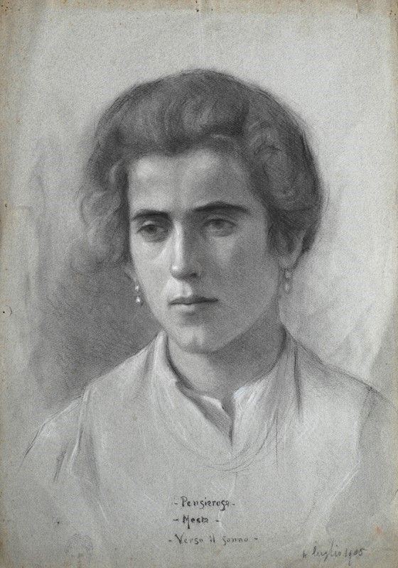 Anonimo, XX sec. - Ritratto di donna