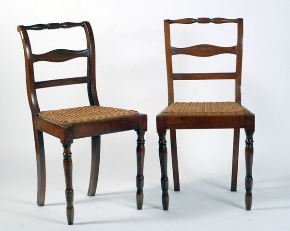 Due sedie fioranesi  - Asta STORART - GIOIELLI, ANTIQUARIATO - I - Galleria Pananti Casa d'Aste