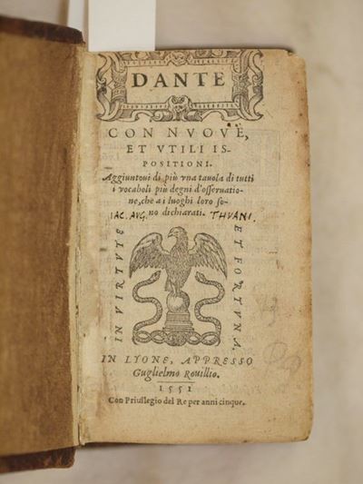 Dante con Nuove Et Utili Ispositioni