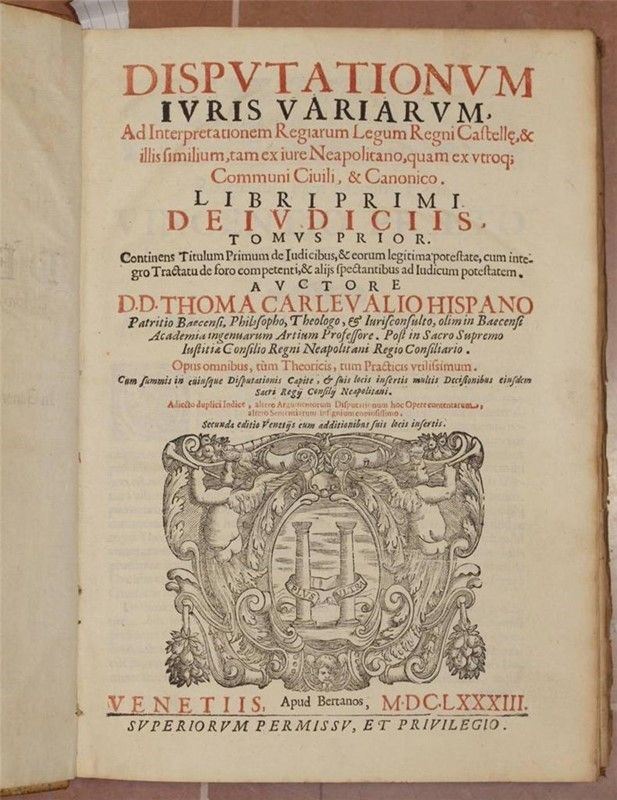Disputationum Iuris Variarum Ad Interpretationem Regiarum