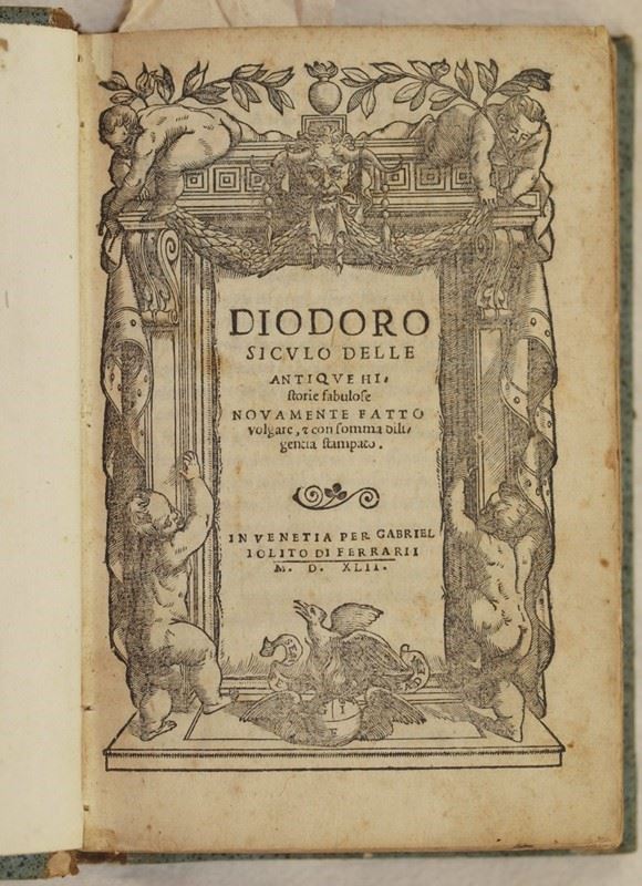 Diodoro Siculo delle antique historie fabulose