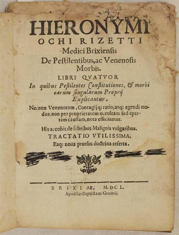 De pestilentibus ac venenonis morbis 