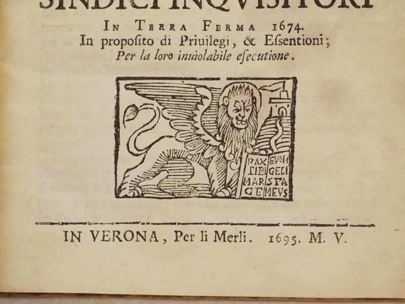 Ordini e Capitoli Stabiliti Dall’illustriss. & Eccellentiss. Signor Alvise Lombardo per la Sereni...