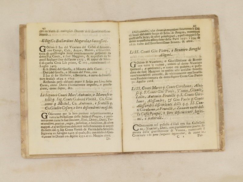 Ordini e Capitoli Stabiliti Dall’illustriss. & Eccellentiss. Signor Alvise Lombardo per la Sereni...